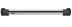 Thule Wingbar Edge fixpoint Silver 16082