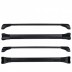 CRUZ Airo Fuse FIX Black | Bagażnik dachowy / belki CRUZ BMW Seria 1 3d E81 2007-2012