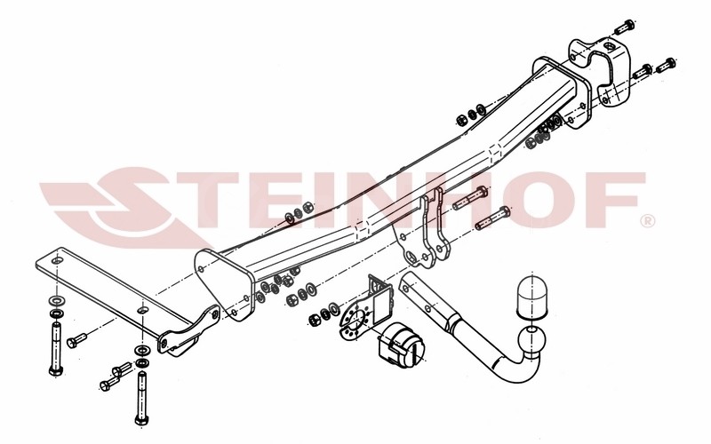 Steinhof hak holowniczy Land Rover Freelander 2 (LF) 2007