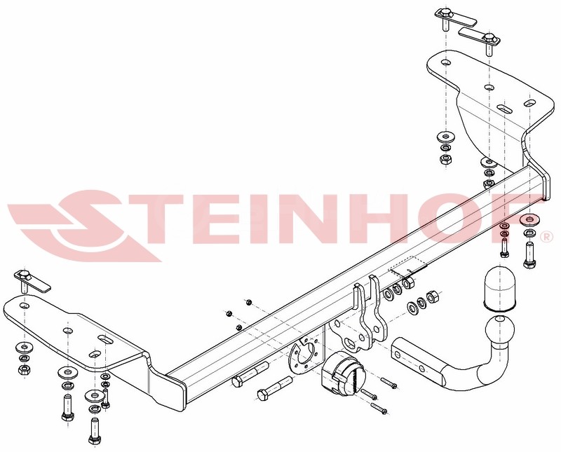 Steinhof hak holowniczy Chrysler 300C Touring 20042011