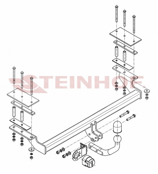 Steinhof hak holowniczy Chevrolet Lacetti Sedan 20032010