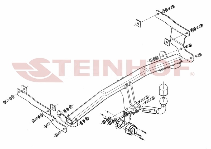 Steinhof hak holowniczy Mazda 3 (BM/BN) Hatchback 2013