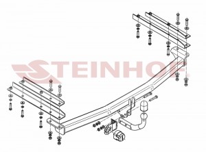 Steinhof hak holowniczy Chrysler Grand Voyager (Stow`n Go) 2008-2011