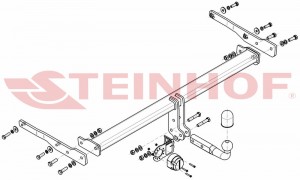 Steinhof hak holowniczy Volkswagen Touran (5T) 2015-