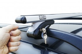 ECO Alubase 120 | Bagażnik dachowy belki | Toyota Corolla Verso II 2004-2009