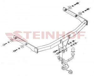 Steinhof hak holowniczy Subaru XV II 2018-