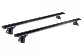 CRUZ Airo T BLACK | Bagażnik dachowy Belki  Seat Leon 5-dr Hatchback 2012-2020