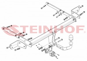 Steinhof hak holowniczy Ford Mondeo Mk5 Kombi 2014-