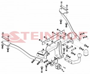 Steinhof hak holowniczy BMW Seria 7 (E38) 1994-2001