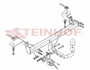 Steinhof hak holowniczy Fiat Panda II 4x4 (4WD) 2004-2011