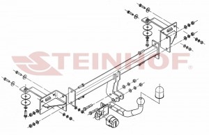 Steinhof hak holowniczy FIAT Bravo II 2007-2014