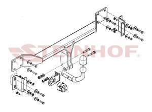 Steinhof hak holowniczy BMW Seria 5 Kombi (E61) 2004-2010