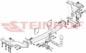 Steinhof hak holowniczy Kia Carnival II (VQ) 2006-2012