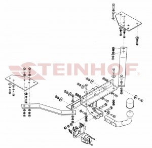 Steinhof hak holowniczy Volvo S40 II 2004-2012