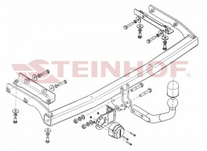 Steinhof hak holowniczy Nissan Note I (E11) 2006-2013