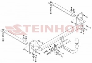 Steinhof hak holowniczy Honda Civic X Hatchback 2017-2022