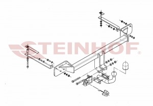 Steinhof hak holowniczy Fiat Punto Evo 2009-2011