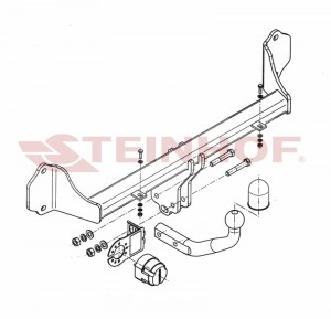 Steinhof hak holowniczy BMW Seria 3 Touring (F31) 2012-2019