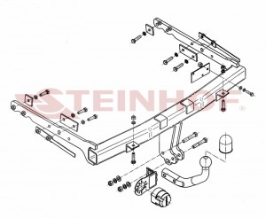 Steinhof hak holowniczy Ford S-MAX I 2006-2015