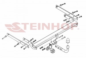 Steinhof hak holowniczy Ford Kuga II 2013-2019