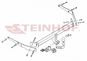 Steinhof hak holowniczy Ford Focus III Kombi 2011-2018