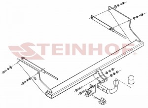 Steinhof hak holowniczy Ford Focus II Kombi 2005-2010