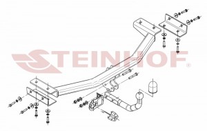 Steinhof hak holowniczy Kia Sportage III (SL) 2010-2015