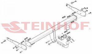 Steinhof hak holowniczy SEAT Alhambra II 2012-