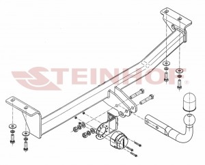 Steinhof hak holowniczy Toyota Yaris Verso 1999-2005
