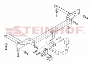 Steinhof hak holowniczy Chevrolet Cruze Hatchback 2011-2016