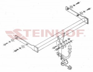 Steinhof hak holowniczy Volkswagen Golf V Plus 2005-2009