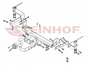 Steinhof hak holowniczy Fiat 500C 2009-