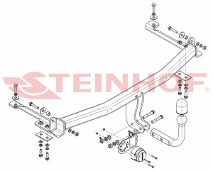 Steinhof hak holowniczy Honda Jazz 2002-2008