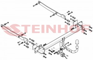 Steinhof hak holowniczy Mercedes-Benz Klasa E Coupé (C207) 2009-2017