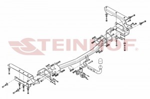 Steinhof hak holowniczy Toyota RAV4 (IV) 2013-2018