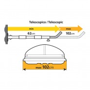 Nordrive wieszak ścienny na box dachowy N60051 - Płaski