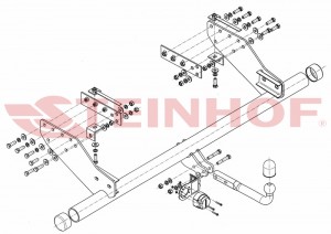 Steinhof hak holowniczy Mitsubishi L200 2009-2015