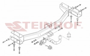 Steinhof hak holowniczy Hyundai ix35 2010-2015