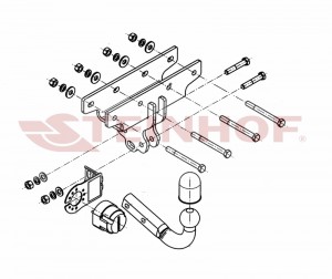 Steinhof hak holowniczy Jeep Wrangler (JK) 2007-2018