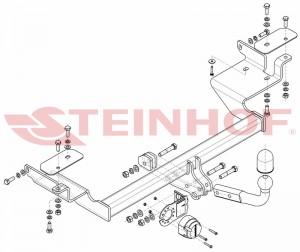 Steinhof hak holowniczy Volvo S40 I 1995-2000