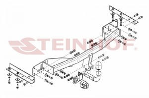 Steinhof hak holowniczy Opel Meriva (B) 2010-2017