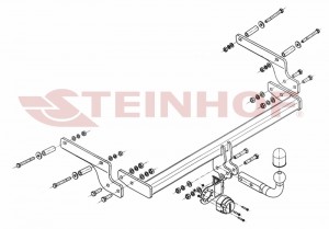 Steinhof hak holowniczy Dacia Logan II Sedan 2013-2020