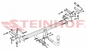 Steinhof hak holowniczy Nissan Qashqai II (J11) 2014-2017