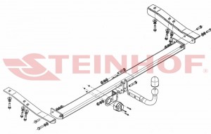 Steinhof hak holowniczy Toyota Sienna III 2010-2020