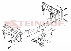 Steinhof hak holowniczy Subaru Outback Kombi (BP) 2003-2009