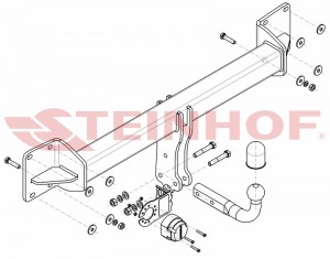 Steinhof hak holowniczy Volvo XC90 II 2015-