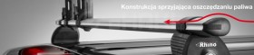 Bagażnik dachowy belki Rhino Kammbar Opel Movano L3H2 / L3H3 / L4H2 / L4H3 2021-