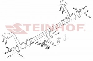 Steinhof hak holowniczy Peugeot Partner II 2008-2018