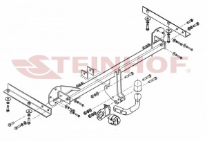 Steinhof hak holowniczy Honda Civic IX Hatchback 2012-2014