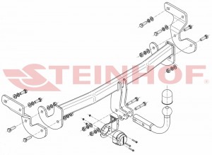 Steinhof hak holowniczy Hyundai i40 Sedan 2012-2019